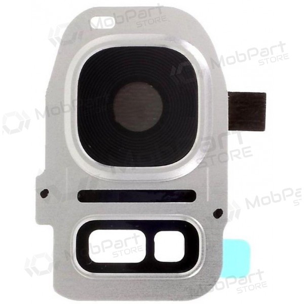 Samsung Galaxy S7, S7 Edge cameraglas (zilver)