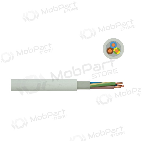 Stroomkabel Faber NHXMH-J 5x1.5 mm² koperen XLPE CPR Dca massief.