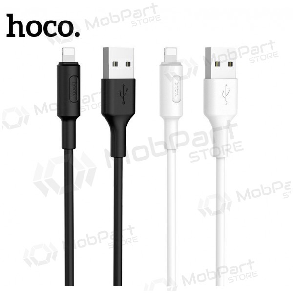 HOCO X25 USB-kabel Lightning 1.0m (wit)