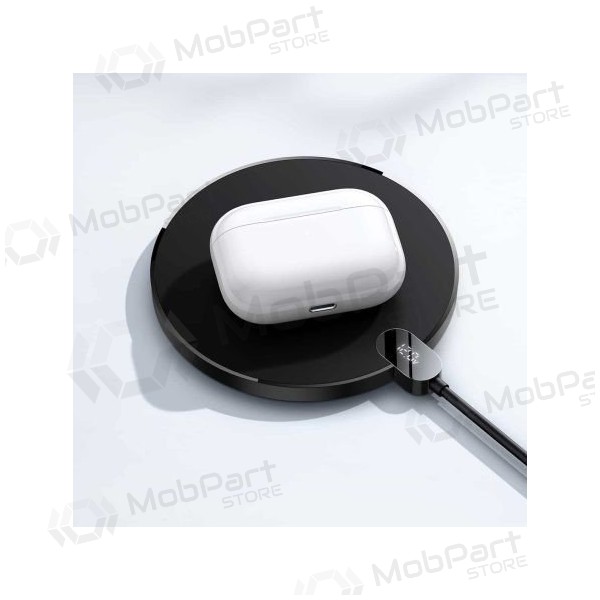 Draadloze oplader Baseus Digitale LED-display Gen2 15W CCED000001 (zwart)