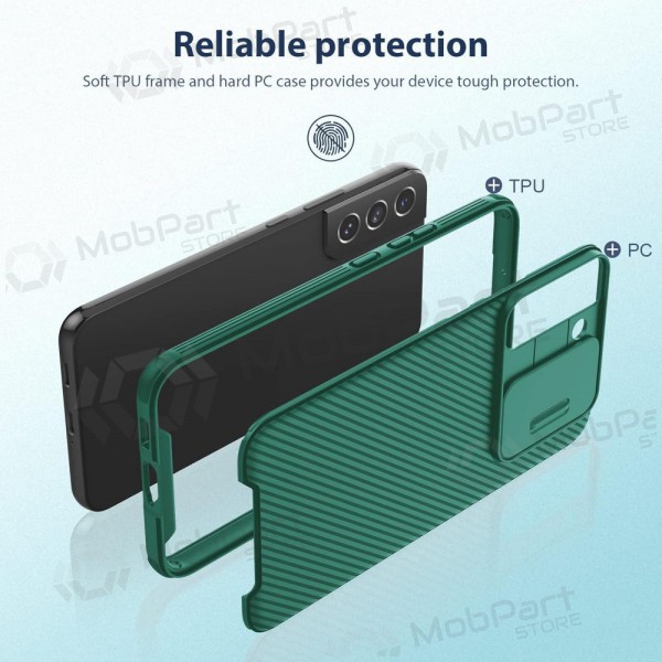 Samsung Galaxy S23 FE hoesje Nillkin CamShield Pro (groen)