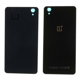 OnePlus X achterkant cover (zwart Keramiek) (gebruikt grade B, origineel)