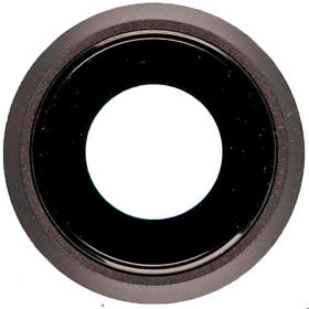 Apple iPhone 8 / SE 2020 / SE 2022 cameraglas (zwart) (met frame)