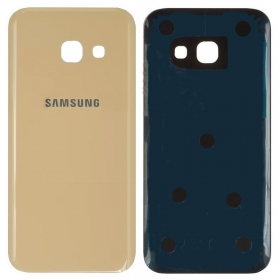 Samsung A320 Galaxy A3 2017 achterklep (goud) (gebruikt Grade A, origineel)