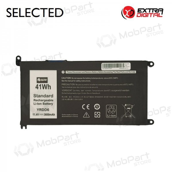 DELL YRDD6, 3600mAh laptop batterij, Selected