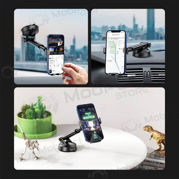 Autotelefoonhouder Ugreen LP200 op het dashboard.