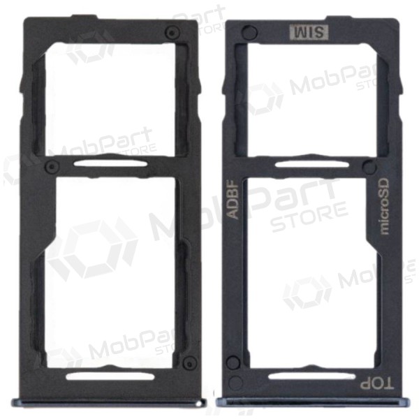 Samsung A426 Galaxy A42 5G SIM-kaarthouder (zwart) (service pack) (origineel)