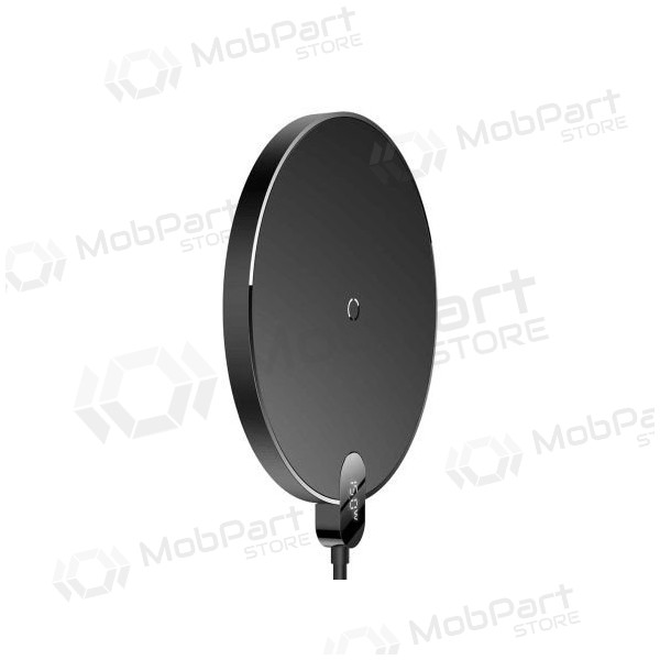 Draadloze oplader Baseus Digitale LED-display Gen2 15W CCED000001 (zwart)