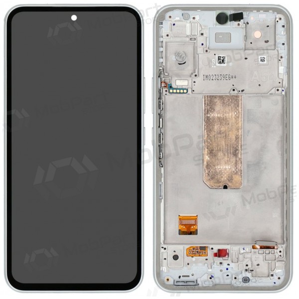 Samsung Galaxy A54 5G scherm (wit) (met frame) (origineel)