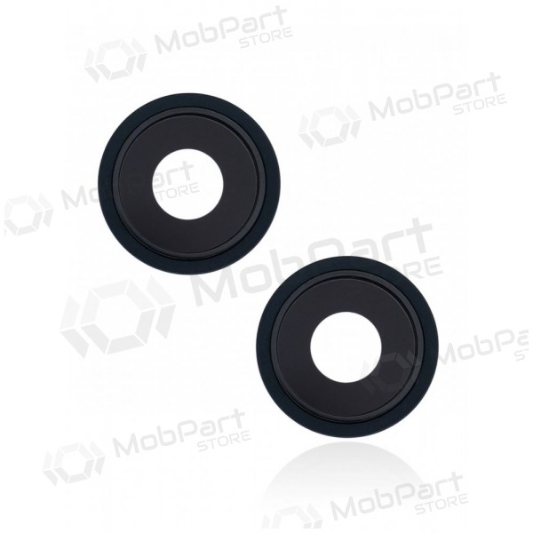 Apple iPhone 13 mini camera glas (2 stuks) (Midnight) (met frame)