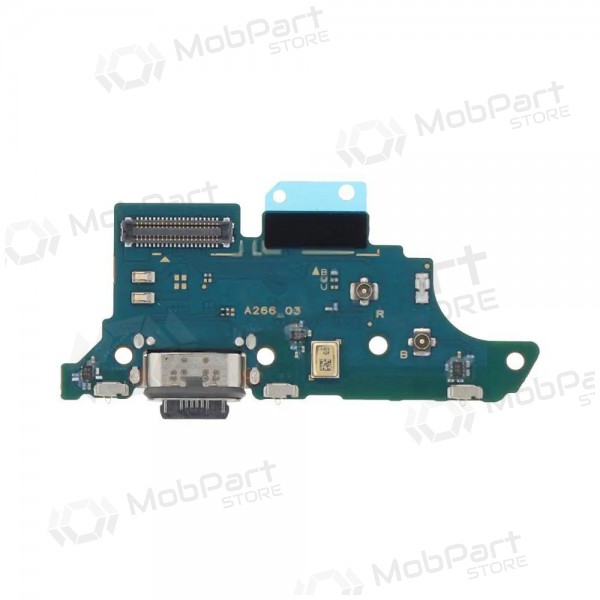 Samsung A266 Galaxy A26 5G oplaadpoort en microfoon flexkabel (service pack) (origineel)