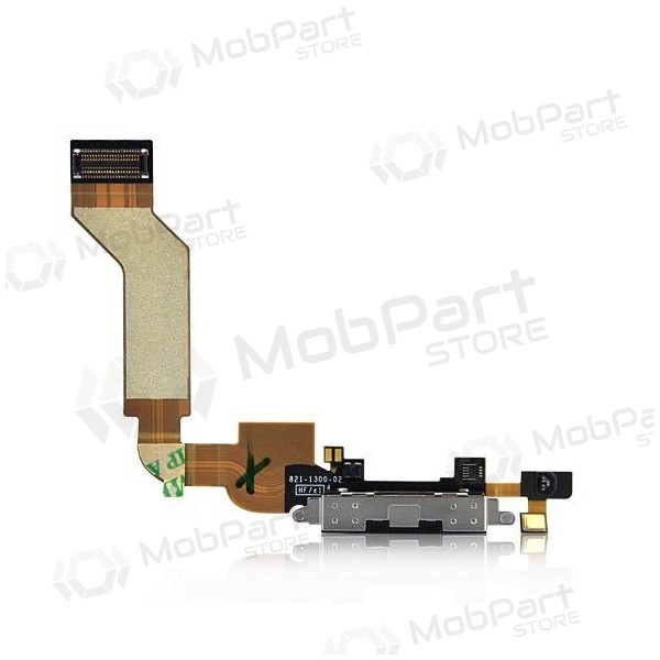 Apple iPhone 4S oplaadpoort connector (zwart)