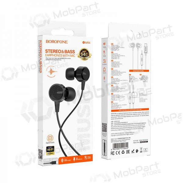 Borofone BM94 USB-C Koptelefoon