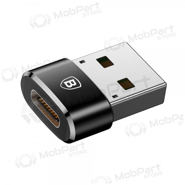 Adapter Baseus Type-C to USB-A zwart CAAOTG-01