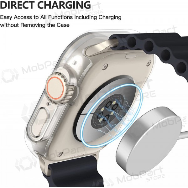 Apple Watch 40mm Beschermhoes - 360 degree cover (transparant)