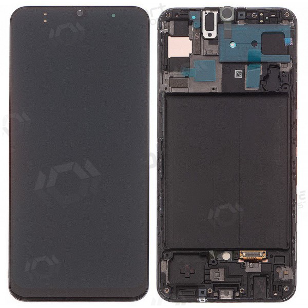 Samsung Galaxy A50 scherm (zwart) (met frame) (refurbished)