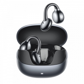 Draadloze hoofdtelefoon met microfoon Joyroom JR-OE3 Bluetooth 5.4 USB-C grijs.