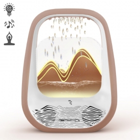 Ontspannende bluetooth luidspreker met rgb-verlichting Relaxing Rain gouden