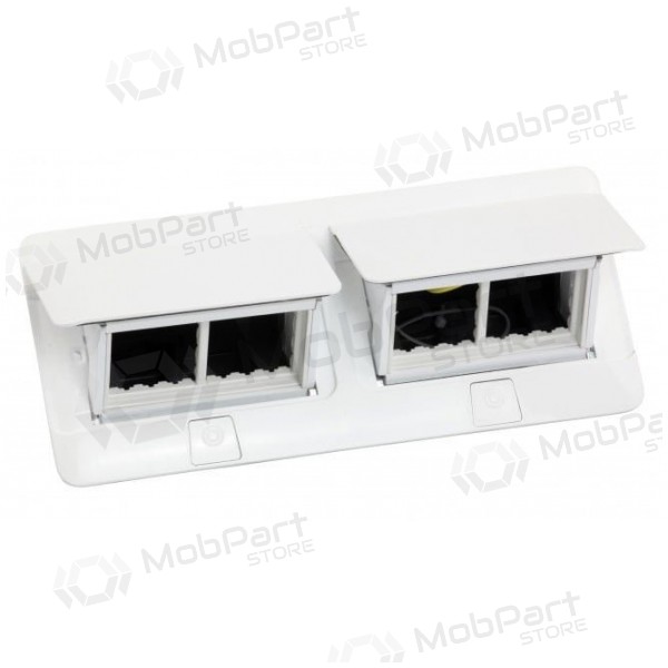 Įleidžiama modulinė dėžutė 2x4 mod. Legrand 654004 (metalinė, Wit)