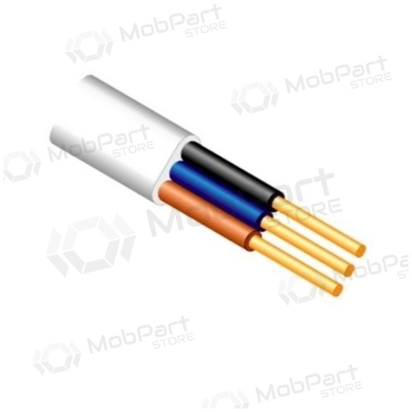 Stroomkabel Lietkabelis YDYp 3x1.0 mm² koper PVC 100 m rol