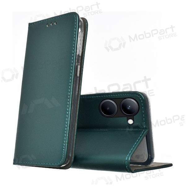 Xiaomi Redmi A5, Poco C71 (173,45x79,35x8,45) hoesje - Smart Magnetic (donkergroen)