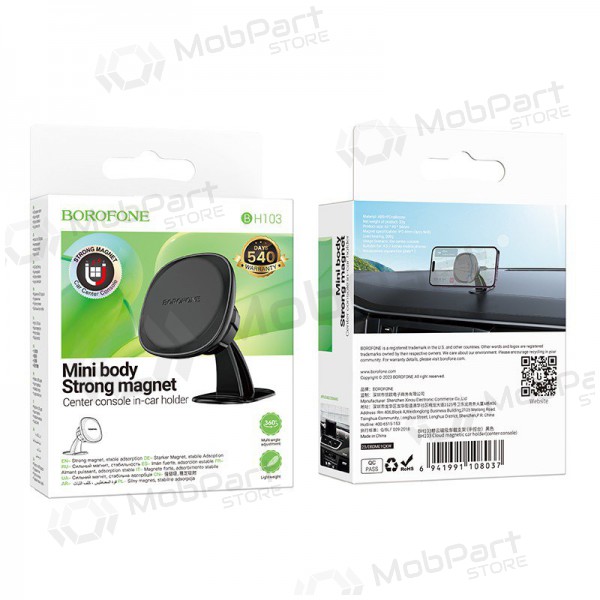 Autotelefoonhouder Borofone BH103 (dashboard) zwart
