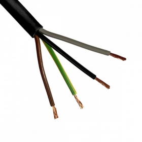 Flexibele kabel Lietkabelis OMY BVV-LL 4x1.5 mm² koper PVC 100 m rol
