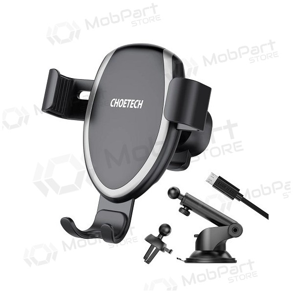 Telefoonhouder auto CHOETECH, met draadloze oplaadfunctie, 10W