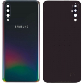 Samsung A505 Galaxy A50 2019 achterklep (zwart) (gebruikt grade C, origineel)