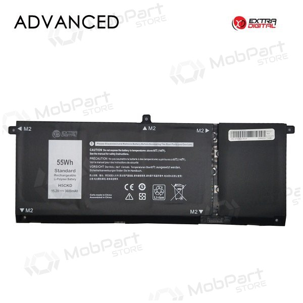 DELL H5CKD, 3600mAh laptop accu, Geavanceerd