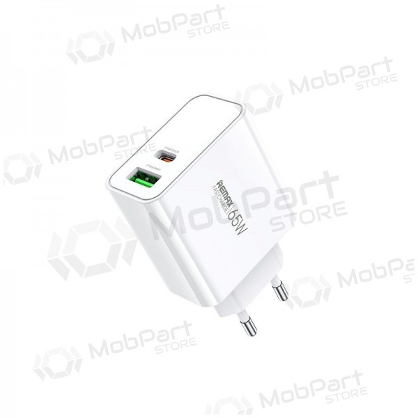 Lader Remax RP-U125 65W GaN USB-C/USB-A wit