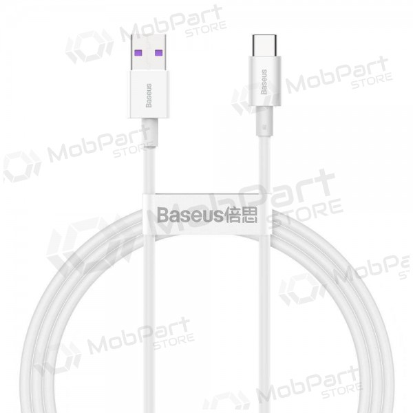 USB-kabel Baseus Superior USB-C 66W 1.0m (wit) CATYS-02