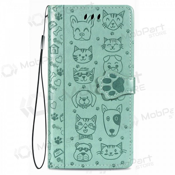 Samsung Galaxy A34 hoesje - Cat-Dog (groen)