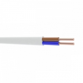 Stroomkabel Lietkabelis YDYp 2x1 mm² koperen PVC 100 m rol