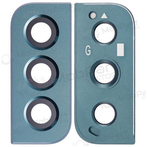 Samsung Galaxy S22+ Cameraglas (groen) (met frame)