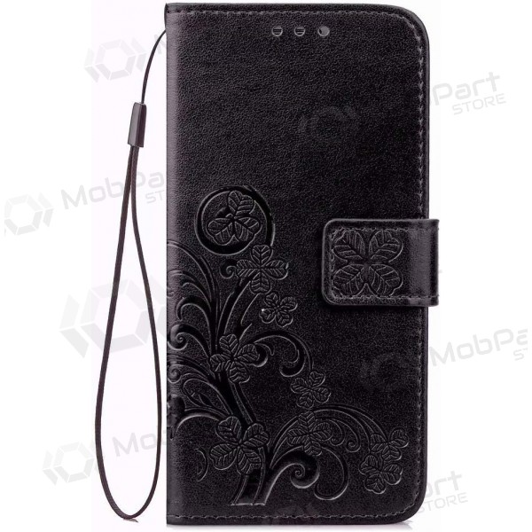 Samsung Galaxy A54 hoesje - Flower Book (zwart)