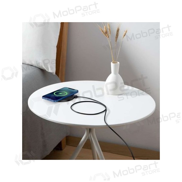 Draadloze oplader Baseus Digitale LED-display Gen2 15W CCED000001 (zwart)