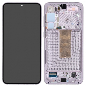 Samsung Galaxy S23+ scherm (lavendel) (met frame) (origineel)