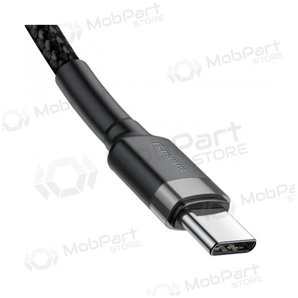 Kabel Baseus Cafule PD Type-C - Type-C 3.0A 60W (grijs-zwart) 1.0m CATKLF-GG1