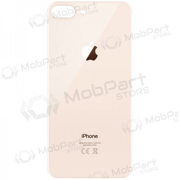 Apple iPhone 8 Plus achterglas (goud) (groter cameragat)