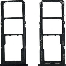 Samsung A225 Galaxy A22 4G 2021 SIM-kaarthouder (zwart) - service pack - originalus