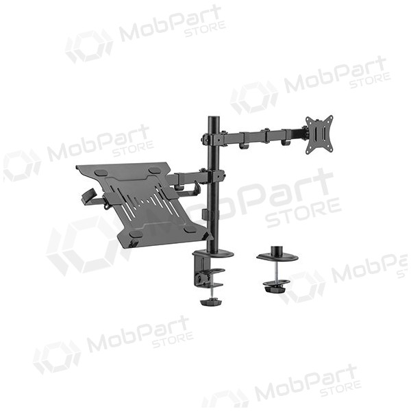 Monitor- en laptopsteun voor 17”-32” monitoren en 10”-15.6” laptops