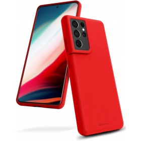 Samsung Galaxy A55 Hoesje Mercury Siliconen Case - Donkergroen