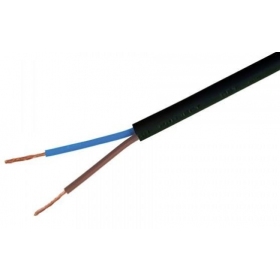 Flexibele kabel Lietkabelis OMY BVV-LL 2x2.5 mm² koperen 100 m rol