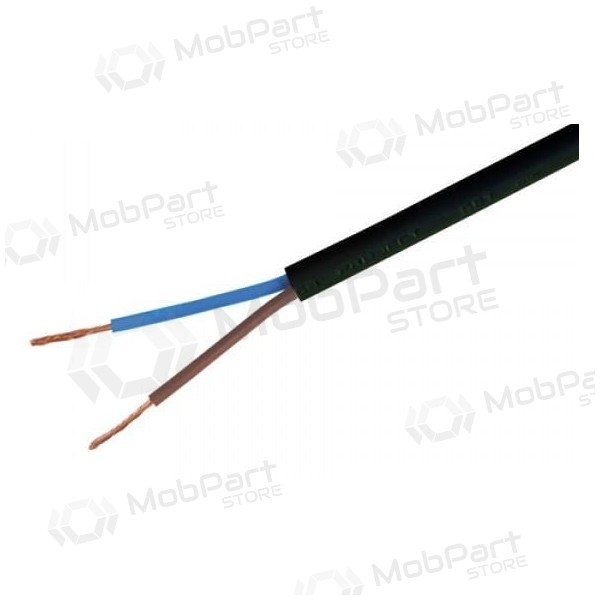 Flexibele kabel Lietkabelis OMY BVV-LL 2x2.5 mm² koperen 100 m rol