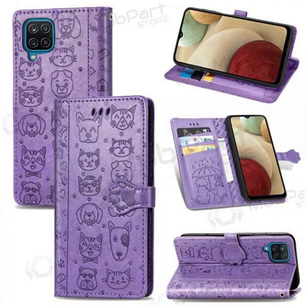 Samsung Galaxy A15 hoesje 'Cat-Dog' (paars)