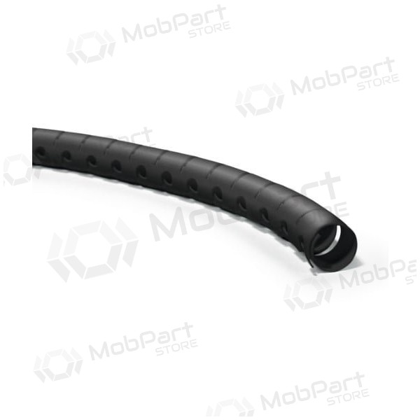 Vamzdis spiralinis kabelių apsaugai su įrankiu kabelių įvedimui D20 Hellermann Tyton HWPP20 (RITĖ 25m , zwart)