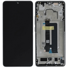 Xiaomi Poco X6 Pro 5G scherm (grijs) (met frame) (origineel)