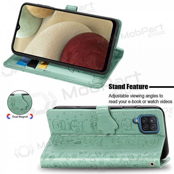 Samsung Galaxy A35 hoesje "Cat-Dog" (groen)