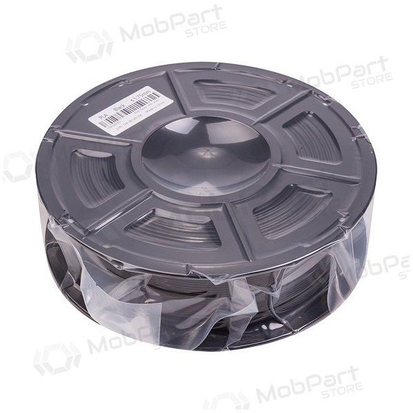 PLA 3D print filament, 1.75mm, 1kg, zwart